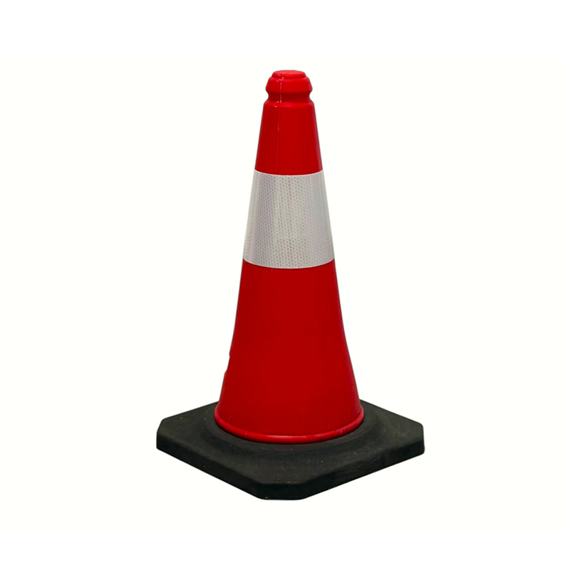 Yol Yönetimi için 50/75/100cm Yüksek Görünürlüklü PE Reflektif Trafik Güvenliği Konisi