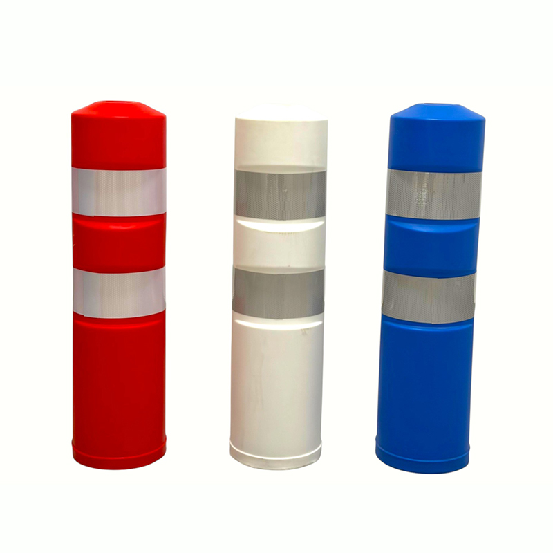 Reflektif Bantlı Plastik Emniyet İkaz Direği