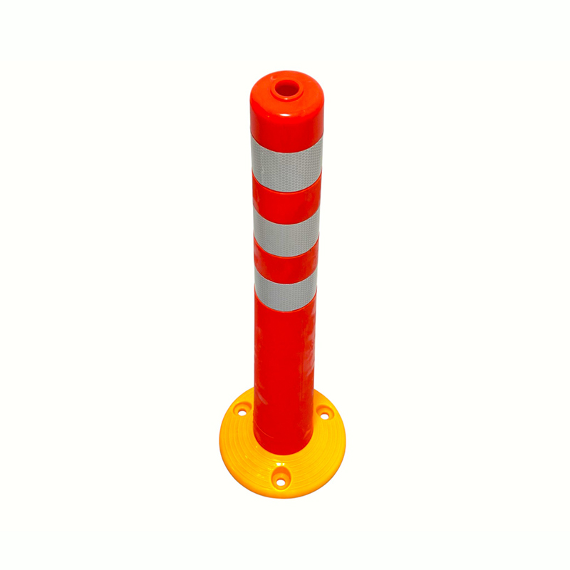 Reflektif Yakalı Esnek PVC Delinatör Direği