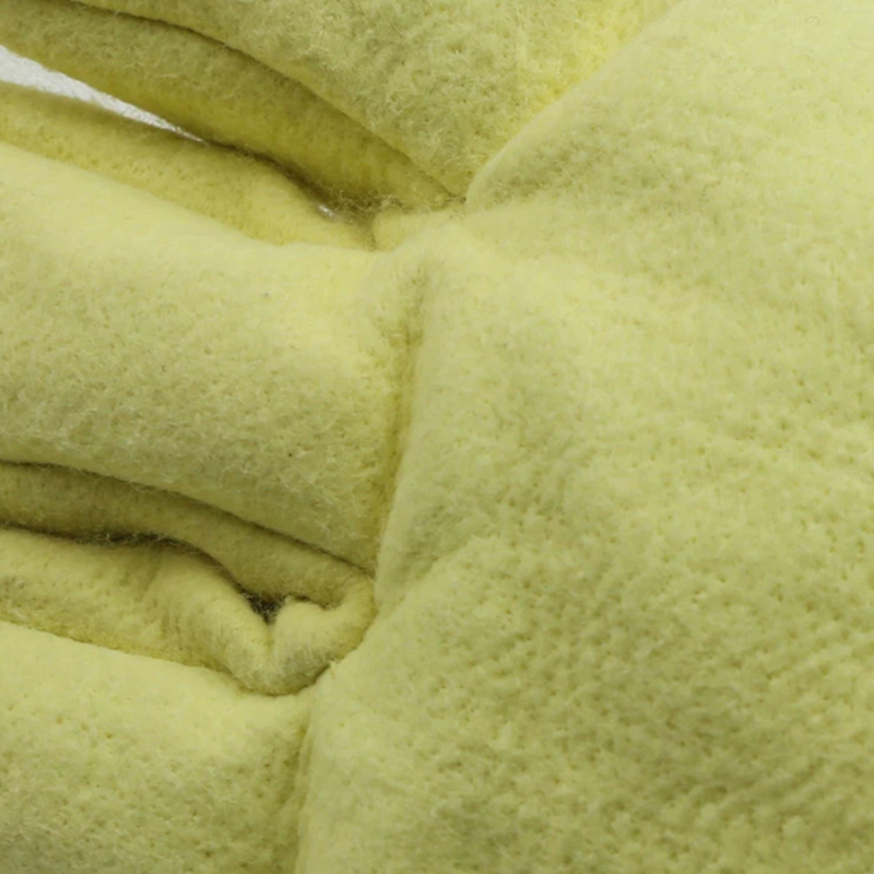 500°C Isıya Dayanıklı Aramid 1414 Yoğun Dokuma Keçe Eldiven