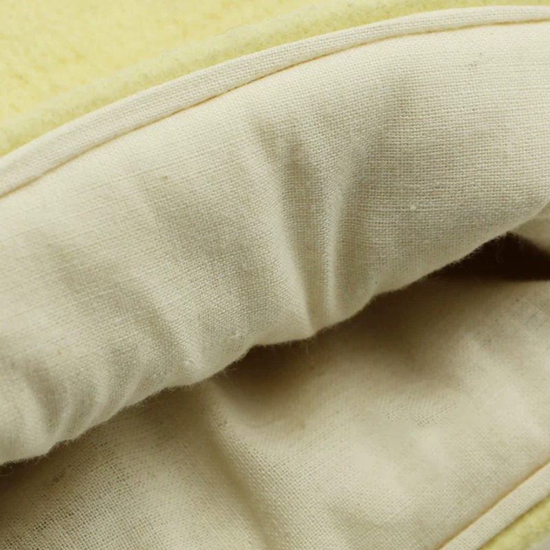 500°C Isıya Dayanıklı Aramid 1414 Yoğun Dokuma Keçe Eldiven