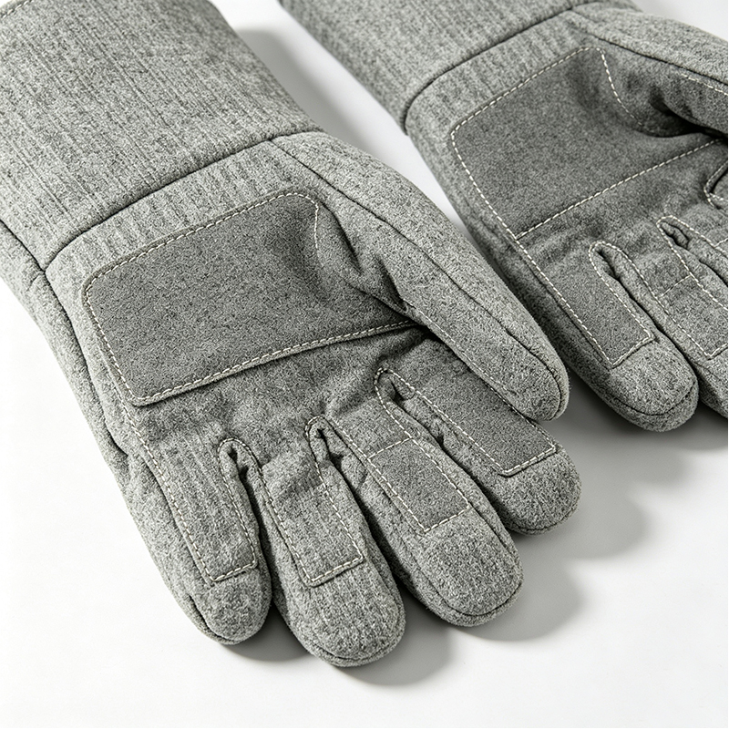 500°C Yüksek Sıcaklığa Dayanıklı Aramid Karbon Fiber Eldiven