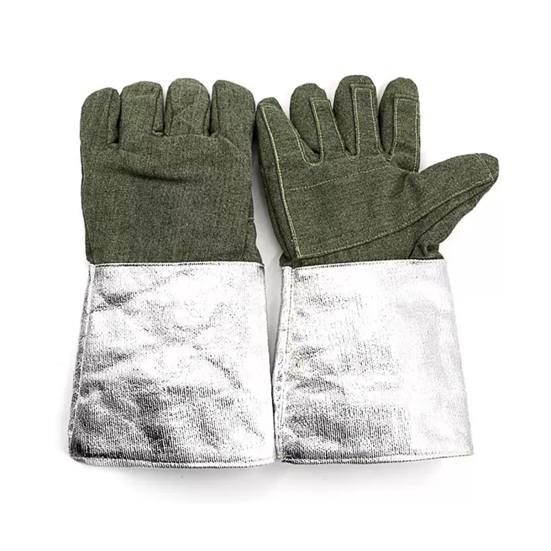1000°C Radyant Isıya Dayanıklı Aramid Karbon Fiber Eldiven