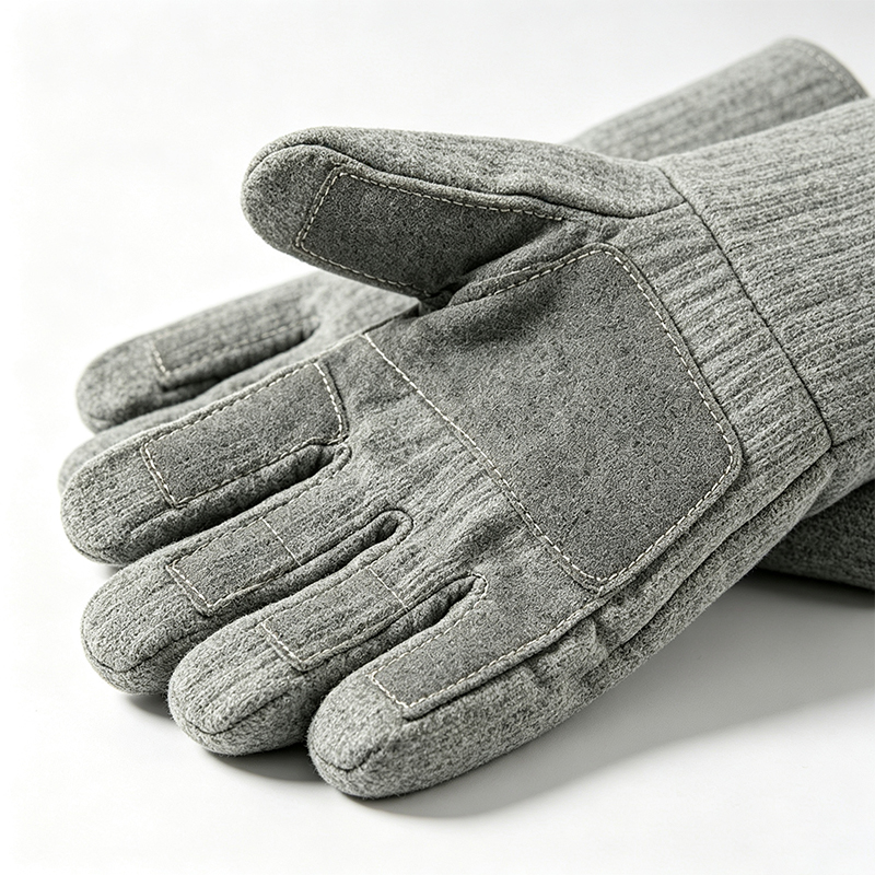 500°C Yüksek Sıcaklığa Dayanıklı Aramid Karbon Fiber Eldiven